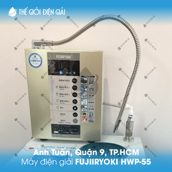 Anh Tuấn, Quận 9, TP.HCM lắp máy lọc nước ion kiềm Fujiiryoki HWP-55 Nhật Bản