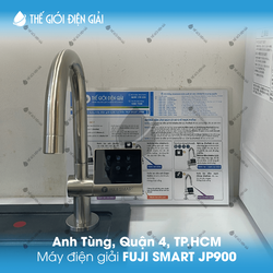 Anh Tùng, Quận 4, TP.HCM lắp đặt máy lọc nước ion kiềm Fuji Smart JP900