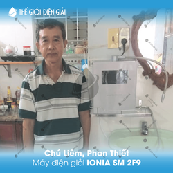 Chú Liêm, Phan Thiết lắp đặt máy lọc nước ion kiềm Ionia SM 2F9
