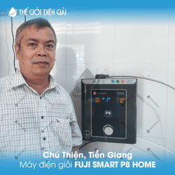 Chú Thiện, Tiền Giang lắp máy lọc nước ion kiềm Fuji Smart P8 Home