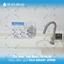 Cô Ánh, Tân Bình, TP.HCM lắp đặt máy lọc nước ion kiềm Fuji Smart JP900