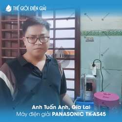 Anh Tuấn, Gia Lai lắp đặt máy lọc nước ion kiềm Panasonic TK-AS45