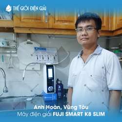Anh Hoàn, Vũng Tàu lắp đặt máy điện giải Fuji Smart K8 Slim