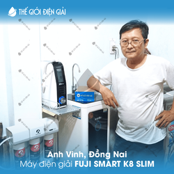 Anh Vinh, Đồng Nai lắp đặt máy điện giải Fuji Smart K8 Slim