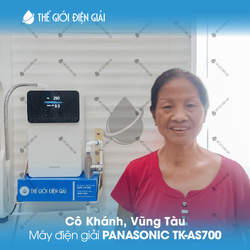 Cô Khánh, Vũng Tàu lắp đặt máy lọc nước ion kiềm Panasonic TK-AS700