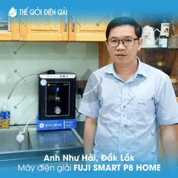Anh Như Hải, Đắk Lắk lắp đặt máy lọc nước ion kiềm Fuji Smart P8 Home