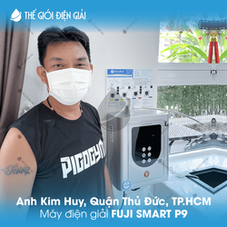 Anh Kim Huy, Quận Thủ Đức, TP.HCM lắp đặt máy lọc nước ion kiềm Fuji Smart P9
