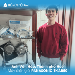 Anh Văn Hào, Thành phố Huế lắp đặt máy lọc nước ion kiềm Panasonic TK-AB50