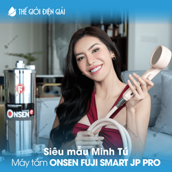Siêu mẫu Minh Tú tin chọn máy tắm Onsen Fuji Smart JP Pro