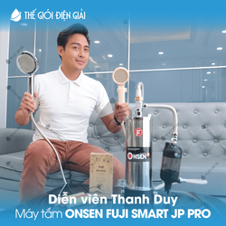 Diễn viên Thanh Duy tin chọn máy tắm Onsen Fuji Smart JP Pro