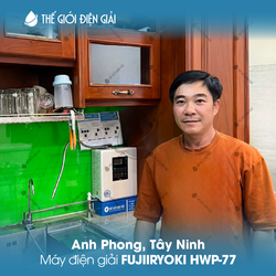 Anh Phong, Tây Ninh lắp đặt máy lọc nước ion kiềm Fujiiryoki HWP-77
