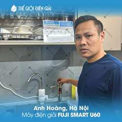 Anh Hoàng, Hà Nội lắp đặt máy lọc nước ion kiềm Fuji Smart U60