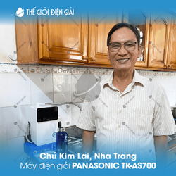 Chú Kim Lai, Nha Trang lắp đặt máy lọc nước iON kiềm Panasonic TK-AS700