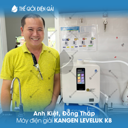 Anh Kiệt, Đồng Tháp lắp đặt máy lọc nước iON kiềm Kangen K8