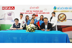 [Báo Sức khỏe & Đời sống] Thế Giới Điện Giải và Tập đoàn IONIA Hàn Quốc ký kết hợp tác thương mại