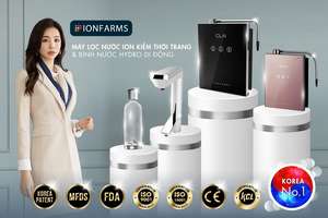 [Báo Sức khỏe & Đời sống] Thế Giới Điện Giải hợp tác cùng IonFarms phân phối máy lọc nước ion kiềm thời trang