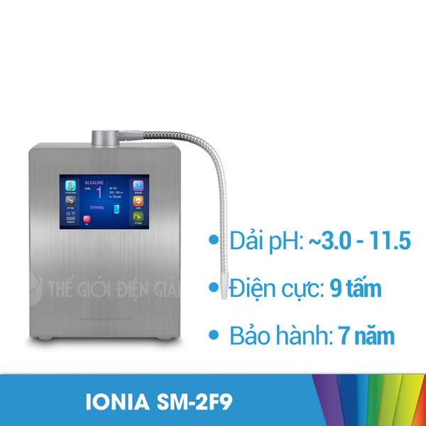 Mua máy lọc nước ion kiềm Ionia SM 2F9 ở đâu chính hãng tại TP. HCM?