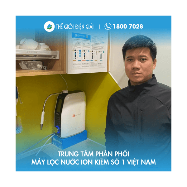 Anh Khánh, Thanh Xuân, Hà Nội lắp máy điện giải Fuji Smart K8 Slim chính hãng giá tốt nhất
