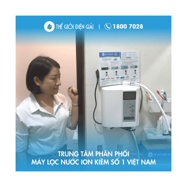 Chị Lan, Tân Bình, TP HCM mua máy điện giải Impart MX-99 giàu Hydro