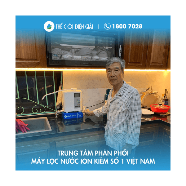 Chú Huy, Đà Nẵng mua máy lọc nước điện giải ion kiềm Impart MX-99 bảo vệ sức khỏe toàn diện