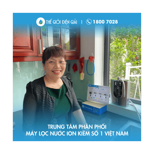 Chị Hà, Thanh Hóa lắp máy điện giải Panasonic TK-AS66 giá tốt nhất