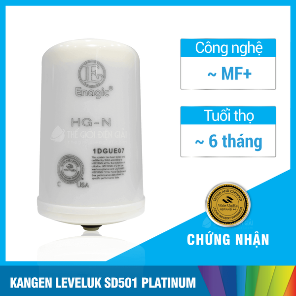 Lõi lọc máy lọc nước ion kiềm Kangen-Enagic LeveLuk SD501 Platinum mua ở đâu tốt nhất?