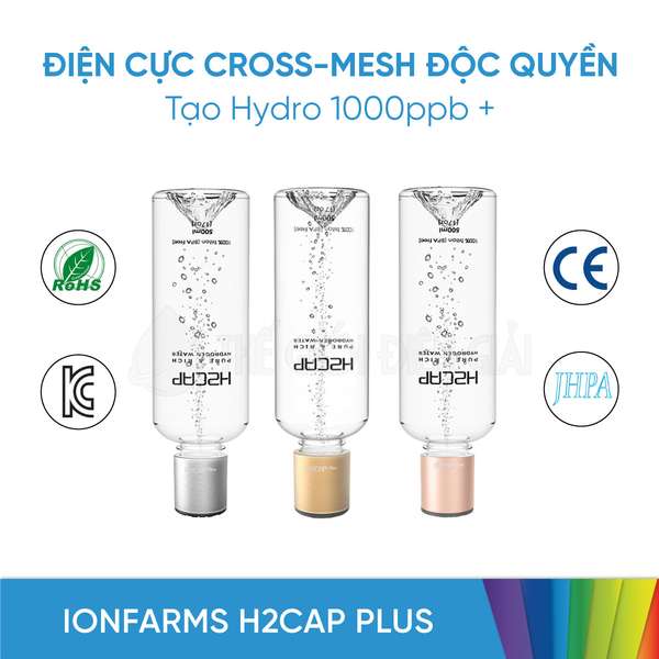 Máy tạo nước Hydro cầm tay IonFarms H2CAP Plus có tốt không?
