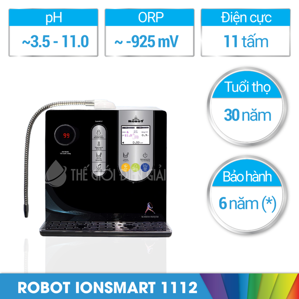 Máy lọc nước iON kiềm Robot ionSmart 1112