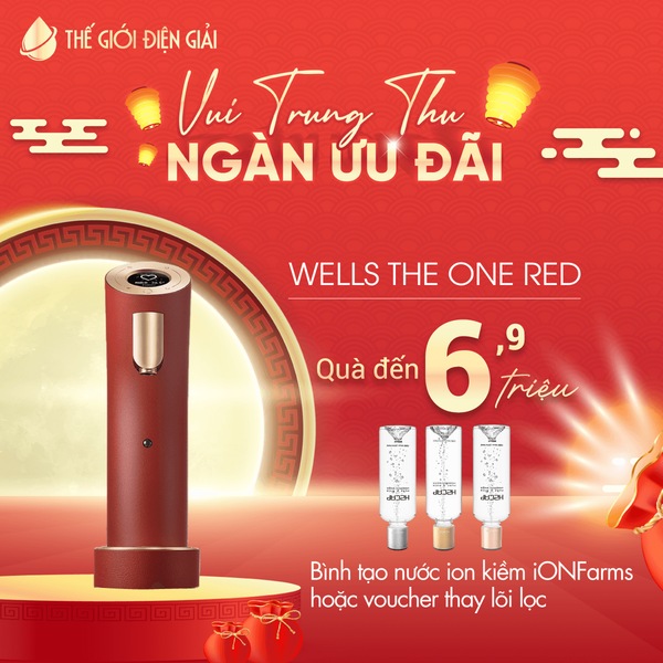 Máy lọc nước Wells The One Red cao cấp